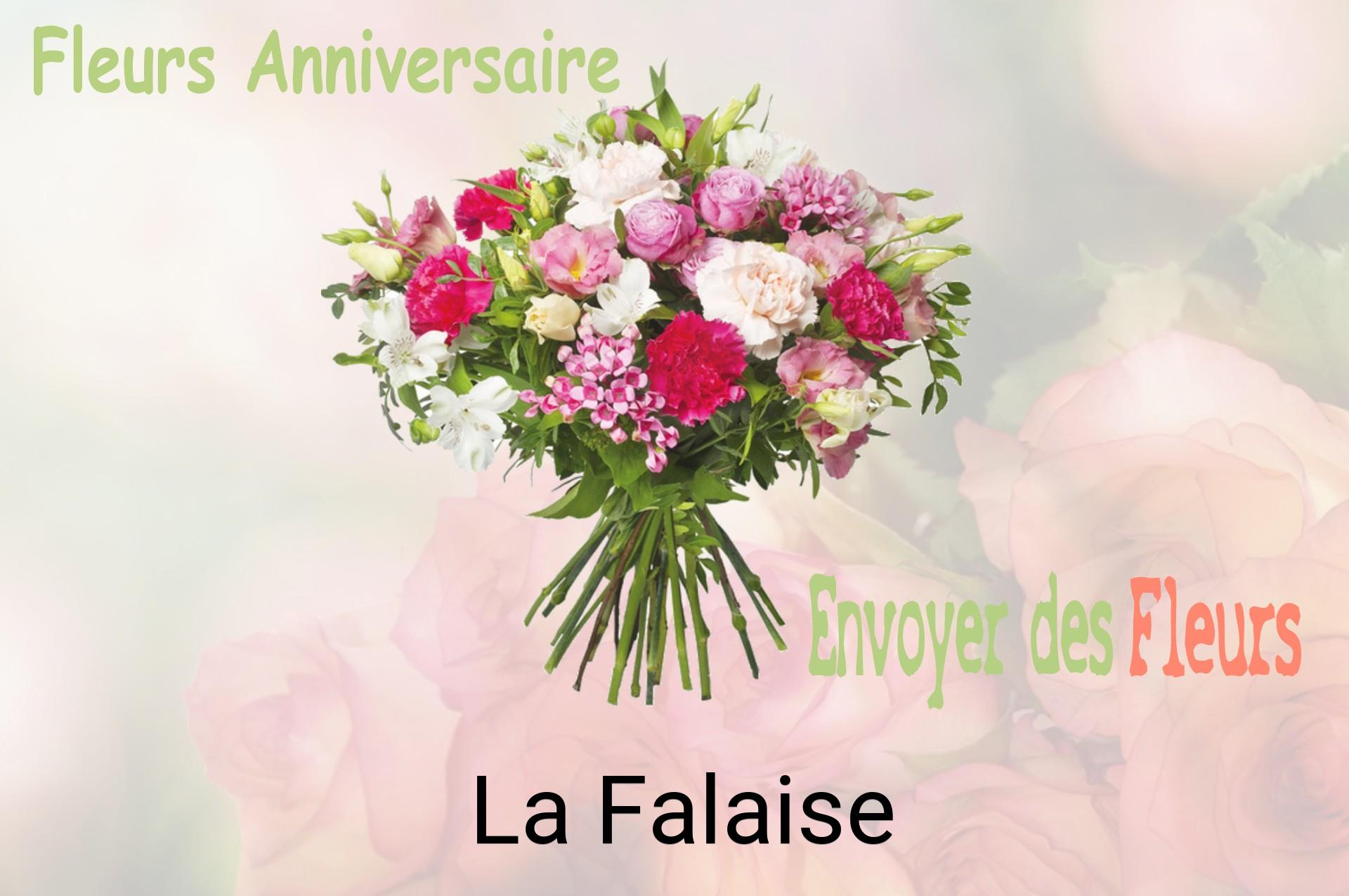 Bouquet de fleurs d’anniversaire livré à La Falaise